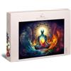 Ulmer Puzzleschmiede - Puzzle da 2000 pezzi volo dell'anima - meraviglioso motivo spirituale a tema yoga e meditazione - per puzzle motivati