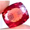 Naturale Rosso-Arancio Padparadscha Zaffiro 20.55 Cuscino CT Certificato Gemma