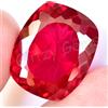 Naturale Perfetto Sangue Rosso Rubino 30.10 KT Certificato Mozambico Loose Gemma
