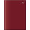 VELURA Agenda 2026 con pagina per giorno o visualizzazione settimanale, copertina rigida, formato A4/A5/A6 o tascabile, di alta qualità, colore: bordeaux, formato A4 una pagina al giorno (1/2 pagina))