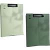 Fenglin-joy Portablocco A4, 2 Pezzi Portablocco con Coperchio Cartellina Portadocumenti A4 Raccoglitore in Plastica Foldover Clip Boards Per Scrivere Organizza Documenti