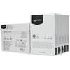 Amazon Basics Carta per fotocopie 100% riciclata, formato A4, 80 g/m², 2500 fogli (5 risme), colore: bianco naturale