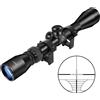 Bestsight Cannocchiale da Caccia 3-9X40 con Telemetro Integrato, Reticolo Mil Dot per Balestra, Mirino Ottico