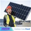 Pannello Solare 3000W 2000W 1000W 18V ad Alta Efficienza, Power Bank Portatile Flessibile per Ricarica Esterna, Celle Solari per Casa/Campeggio
