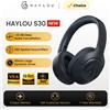 HAYLOU S30 cuffie Bluetooth 5.4 Wireless 43dB cuffie adattive con cancellazione del rumore 40mm Driver dinamico 80H auricolari Playtime