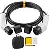 SucceBuy Cavo di Ricarica per Auto Elettrica SucceBuy 3.6KW 16A/7KW 32A/11KW 16A/22KW 32A Tipo 2 IEC62196 Lunghezza 5M / 7M Cavo Portatile per Ricarica Auto