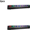 HYULIGHTS 2 pezzi LED Bar Fascio di luce a testa mobile 8x12W RGBW 4in1 DMX512 per DJ Disco Party Night Club Evento Spettacolo Effetti scenici