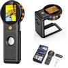 INSKAM Microscopio pieghevole digitale portatile 500X Lente con messa a fuoco automatica da 2 MP con microscopio per saldatura a 8 LED per la riparazione di cellulari e lavori di gioielli