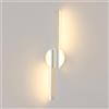 Tealight Lampada da parete moderna a LED per interni, lampada da parete 22W 2200LM per camera da letto, soggiorno, studio, corridoio, 55 cm
