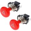 LT Easiyl Interruttore Luci Di Emergenza Per Auto 2 Pezzi 12V Compatibile Con Auto D'epoca Compatibile Con VW Golf