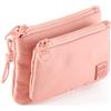 Miquelrius - Portamonete piccolo Rosa Urban Soft, poliestere imbottito con texture morbida e schiuma protettiva, leggero, impermeabile e con patch in silicone, accessorio funzionale ed elegante