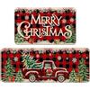Hoqque Decorazioni Natalizie Addobbi Tappeto Cucina Set Natalizi Interno Natale Zerbino Esterno Natalizio Casa Tappeti Christmas Decorations Accessori Zerbini Corridoio Bagno Ingresso Natalizia Regalo Rosso