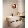 Galassia T65 Lavabo Ovale Bianco Matt Sospeso con Cassetto