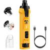 Casfuy Smerigliatrice per unghie per cani a 6 velocità - 50%+ Boost Power Dog Nail Trimmers Silenzioso con tappo antipolvere e 2 luci LED e batteria da 2000 mAh e motore elettrico da 4,8 V per cani di