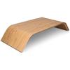 kalibri Supporto per monitor universale - Stand in legno per schermo PC computer TV - Base da scrivania rialzo per notebook portatile iMac - Bambù