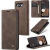 Sojlecyu Cover per Google Pixel 9a Custodia, a Libro Portafoglio in Premium Pelle PU Porta Carte Flip Case Supporto Protezione Case Cover per Google Pixel 9a, Caffè
