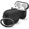 Spigen Cover Urban Fit Compatible con AirPods Pro 3 (3a Generazione 2025) con Moschettone, Custodia AirPods Pro 3 - Nero