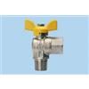 Rubinetterie Bresciane Rubinetto angolo a gas M/F con leva a farfalla 1/2"