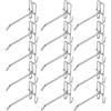 Tomotato 30 Pezzi Ganci per Pannello Forato, Gancio per Griglia per Scaffale in Metallo per Supermercato, Staffa da Parete per Griglia, Gancio per Visualizzazione per Pannello Forato (10cm)