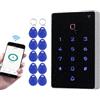 QTTYELOK Wifi Tuya Controllo Accessi Tastiera Controller IP68 Impermeabile RFID Tastiera Touch Retroilluminazione Apri Porta WG26/34 Uscita Sistema di Allarme + 10pcs Keyfobs