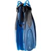 CRESSI Maui Fins - Pinne Regolabili Unisex destinate a Immersioni, Snorkeling, Nuoto, Training Acque Libere e Piscina, Blu/Azzurro, L/XL (44/47 EU)