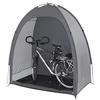 Bo-Camp - Rifugio Bici -Bike Shelter, Unisex Adulto, Grigio, 1,8 x 0,85 x 1,85 Metri