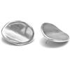 Vlnet ® | Vestopazzo orecchini pietra stone shape | piatta o bombata | alluminio 100% riciclato | grandezza 4 cm | lavorazione artigianale (piatto)