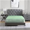 Cathay Home Lenzuolo con angoli per letto queen size in flanella, ultra morbido e spesso, senza pelucchi, per tutte le stagioni, caldo e accogliente, lenzuolo con angoli profondi 30,5 cm (solo per