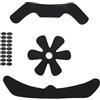 PAXLAMB Kit di imbottitura in schiuma, 21 pezzi, protezioni interne per la testa, cuscinetti protettivi per bicicletta, scooter, skateboard, bici, moto, caschi sportivi (nero, 8 mm di spessore)