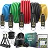Revity Kit 5 Elastici Fitness - Bande Elastiche Fitness con Maniglie