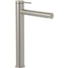 Villeroy & Boch Loop & Friends - Rubinetto per lavabo rialzato, senza scarico, con cartuccia in ceramica, per lavabo, altezza 251 mm, rotondo, in nichel spazzolato opaco