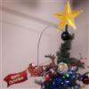 Santa Express Puntale per albero con stella e Babbo Natale rotante