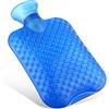 Kufl Borsa dell'acqua calda in PVC per massaggi, inodore, apertura grande, allevia i dolori al collo, alla schiena e alle spalle, per la terapia del calore
