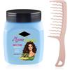 DONCOO Crema per Capelli Ricci, con Spazzola per Capelli Ricci, Hydrating Curl Cream, Crema Idratante Styling, Volume Idratante a Lunga Durata, per Brillantezza alle Trecce