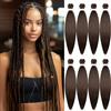 ACUTEBAO Pre-stretched Braiding Hair Professional Easy Crochet Braid Hair 26 Inch 8 Packs Hot Water Setting Soft Synthetic Braiding Hair Extension for Twist Senegalese Crochet Hair (26 inch, 4#)