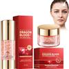 Wootapson Siero Antirughe Al Sangue Di Drago+Crema Viso Al Sangue Di Drago,Ganoderma Dragons Blood Anti Wrinkle Siero e Crema,Crema Al Retinolo Placenta Sangue Di Drago,Riduci Le Linee Sottili