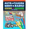 Gray & Gold Publishing Auto + Camion + Navi + Aerei: Impara a disegnare per bambini: Un divertente libro delle attività con 40 semplici illustrazioni con guide passo a passo