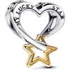 Pandora Sterling silver and 14k gold-plated unique metal blend 763513C00 Pendente