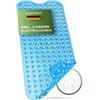 SilverRack - Tappetino per vasca da bagno DermaSensitive, 100% senza BPA (blu), antiscivolo, per bambini e neonati, da doccia antiscivolo per una presa sicura nella vasca da bagno