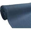 A-Express Naturale Puro 100% Tessuto di lino Materiale morbido Sartoria Moda Borsa di lino 140cm larghezza - 1 Metro 100cm x 140cm Denim scuro