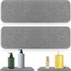 Dhisperares 2 Pezzi Vassoio in Pietra Assorbente per Lavello, 22x7cm Assorbendo Pietra Lavandino Diatomite, Sottobicchieri in Terra di Diatomee Assorbenti Antiscivolo, Vassoio Pietra Assorbente per Bagno Cucina
