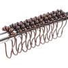 LIHAO Set di 12 Anelli in Acciaio Inox per Tenda Doccia - Bronzo