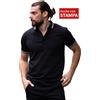 Polo Mezza Manica In Cotone