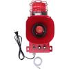 SEAFRONT Sirena Industriale di Allarme Stroboscopico di Emergenza 6.7A 180dB Sirena Impermeabile IP65 per Miniera di Pietra e Sabbia (Spina europea 220V)