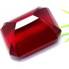 BMR Jewels 1000 CT Naturale Rosso Topazio Raro Brasiliano Smeraldo Taglio Certificato Loose