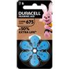 DURACELL ITALY Srl DURACELL EASY TAB 675 BLU BATTERIA PER APPARECCHIO ACUSTICO 6 PEZZI