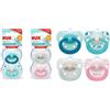MAPA Gmbh NUK SUCCH SIGNATURE SILICONE 0-6 2 PEZZI