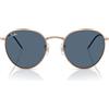 Ray-Ban Occhiali da Sole RBR0103S 92023A Round Reverse Oro Rosa/Blu Scuro Unisex 53/21/140