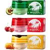 SHOWHEEL Maschera Labbra Natalizio 3 Pezzi, Balsamo per Labbra di Natale, Balsamo labbra idratante, Maschera labbra Notte, Lip Balm Natalizio, Schiarire le Rughe