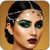 Fashband Catena per capelli con paillettes, con nappe, accessorio per capelli da donna